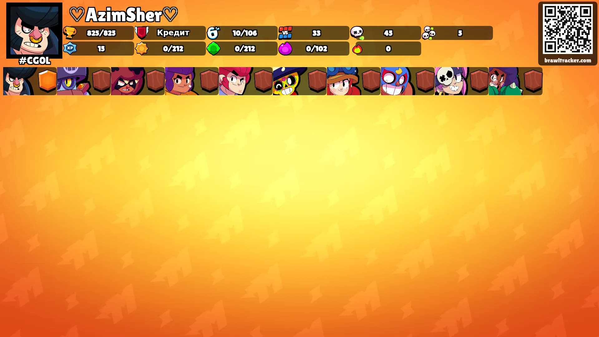 ♡AzimSher♡'s Ranks
