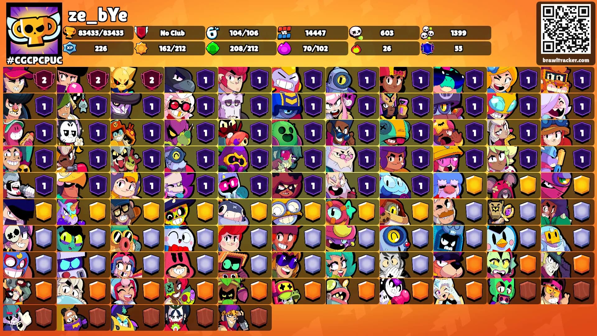 ze_bYe's Ranks