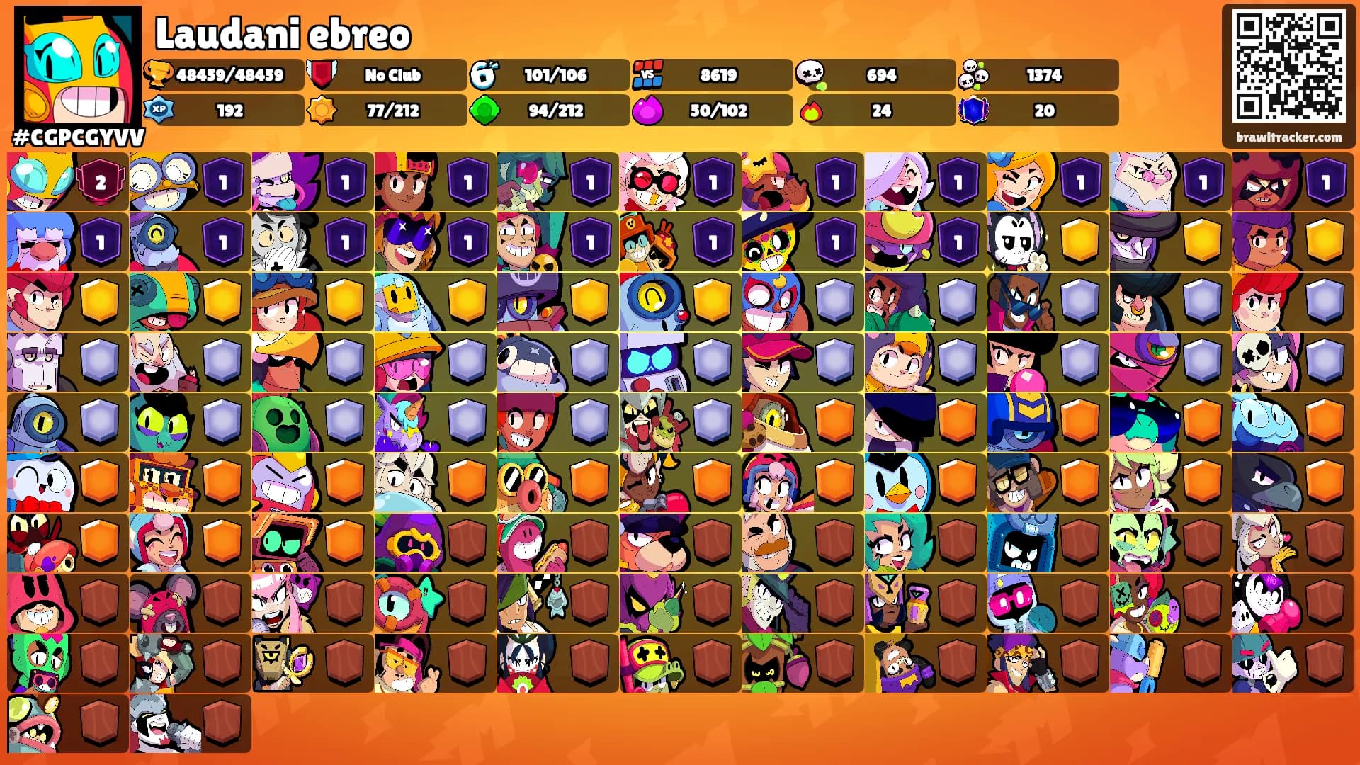 Laudani ebreo's Ranks