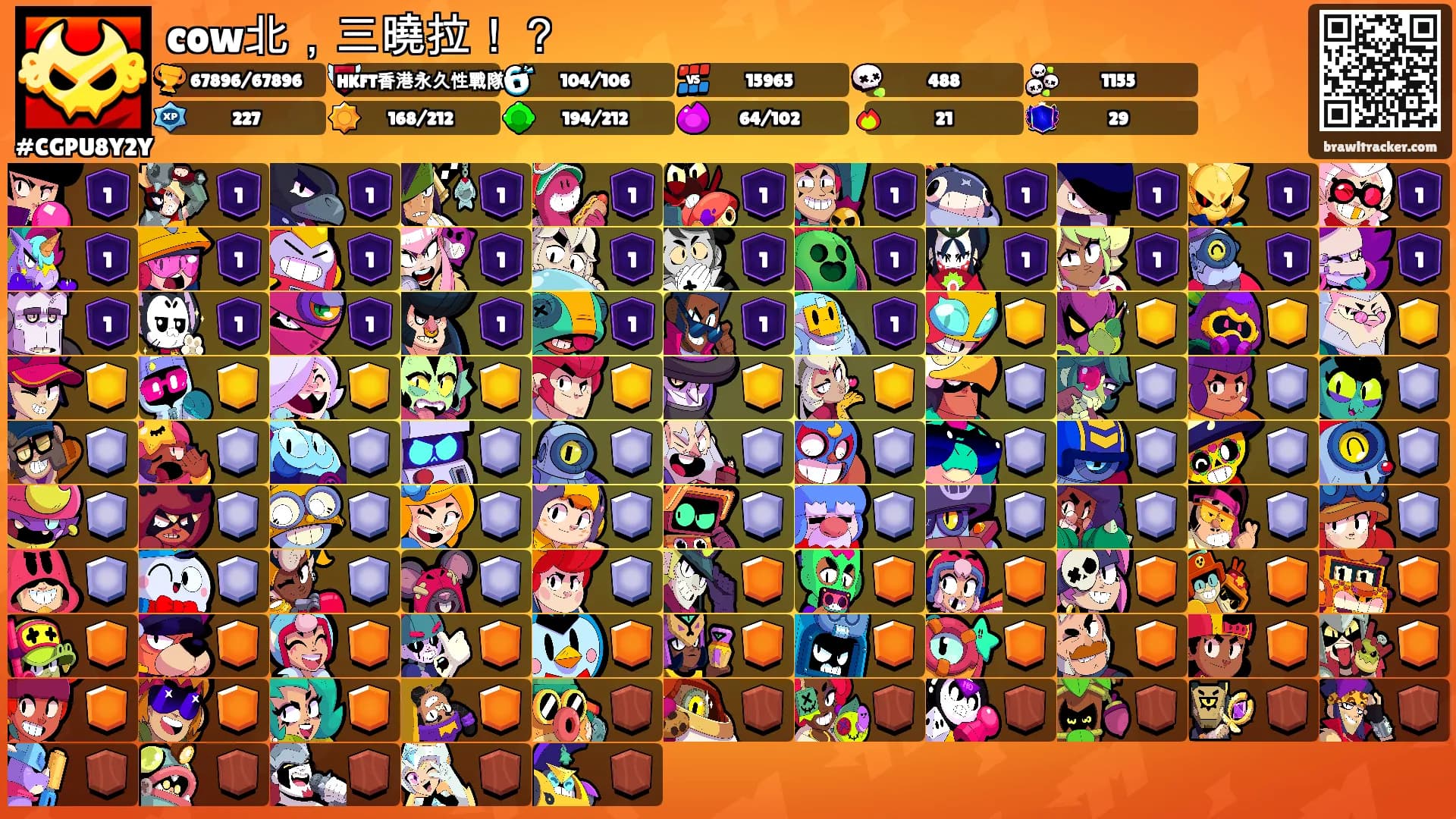 cow北，三曉拉！？'s Ranks