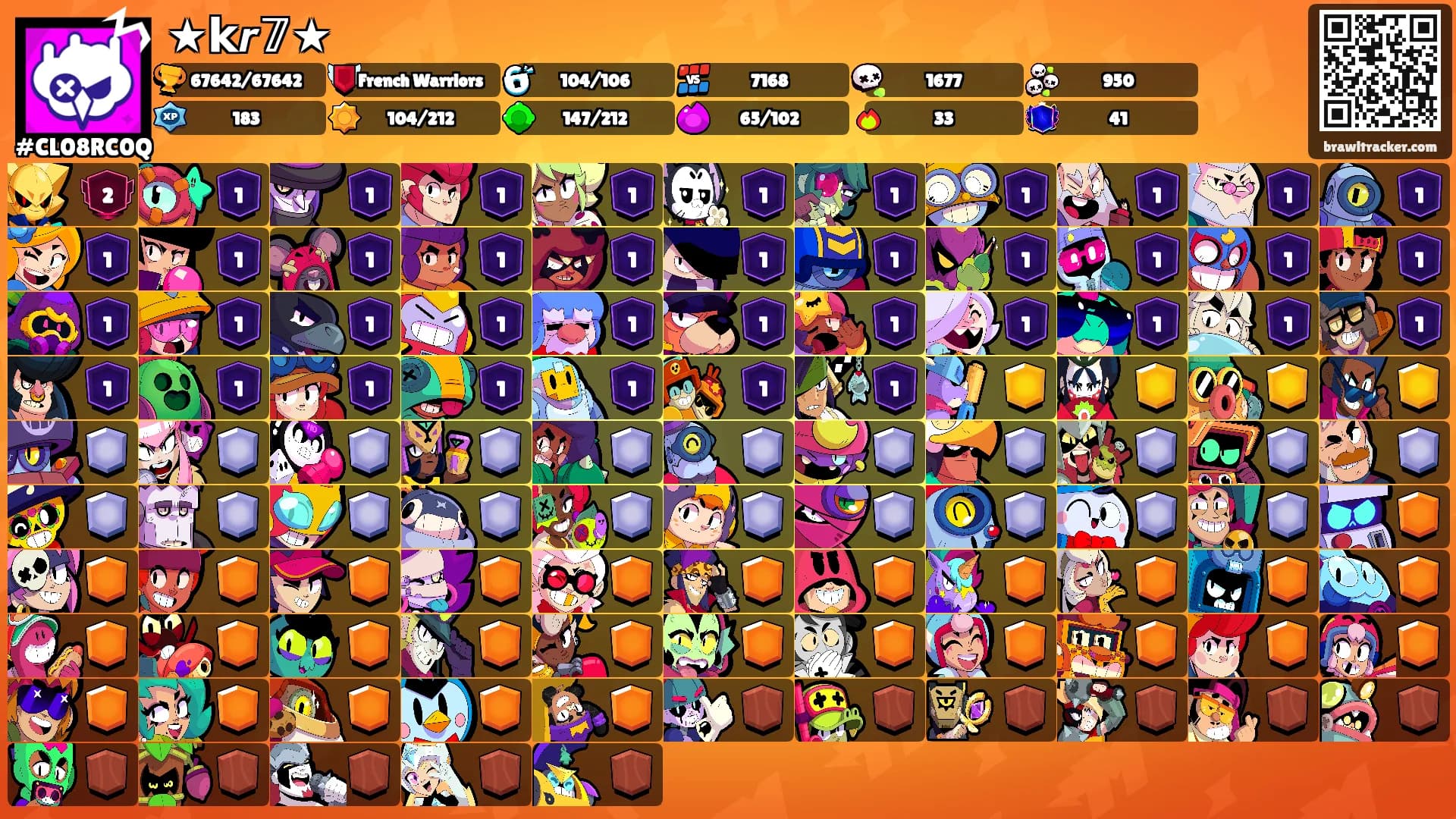 ★𝗸𝙧𝟟★'s Ranks