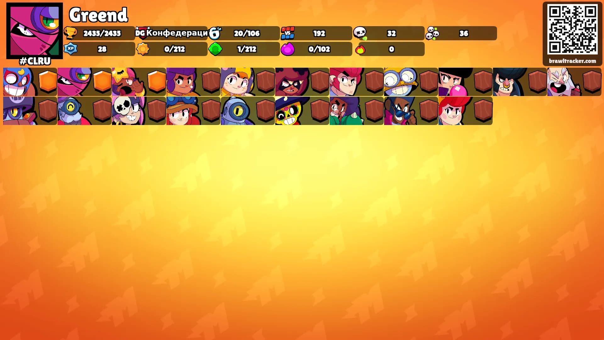 Greend's Ranks