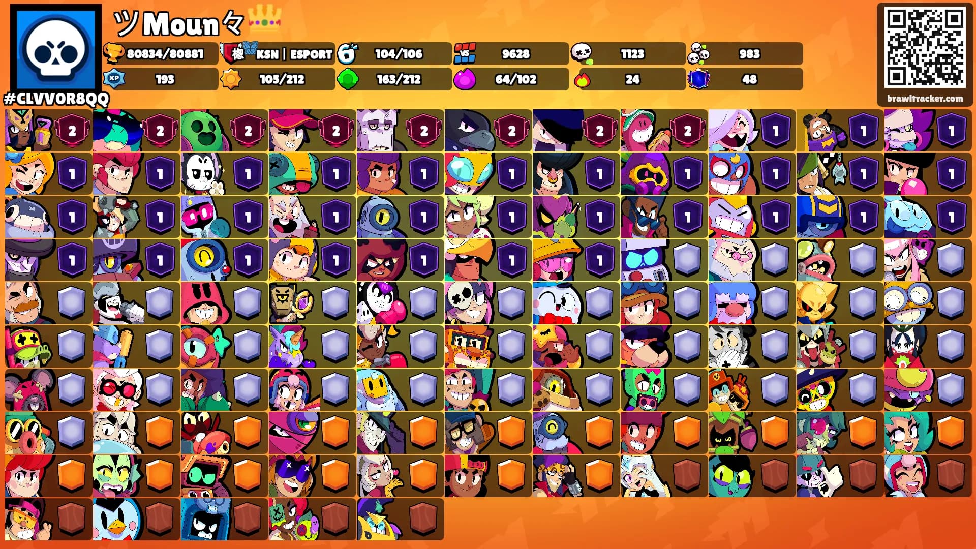 ツMoun々👑's Ranks