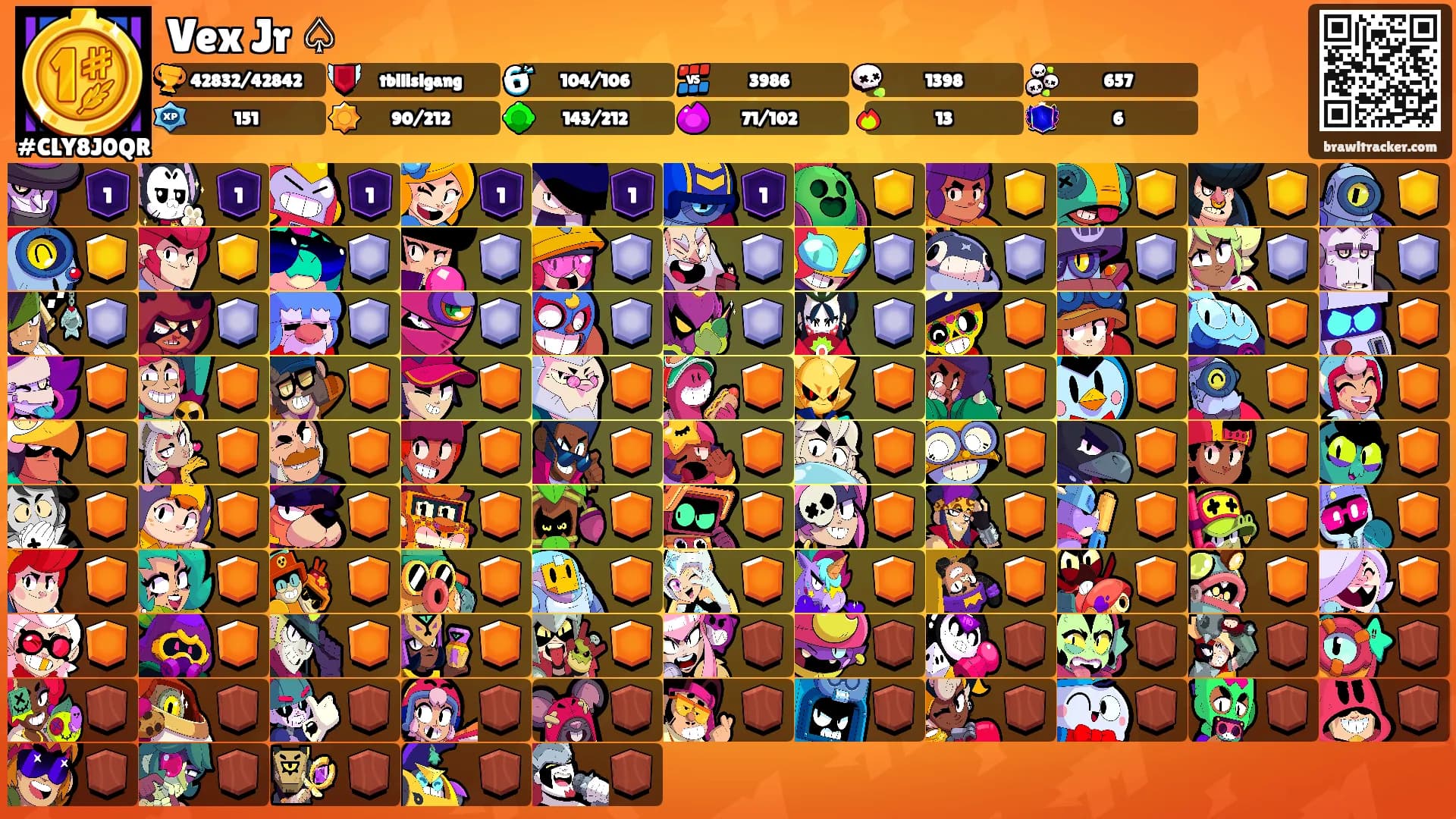 Vex Jr ♤'s Ranks