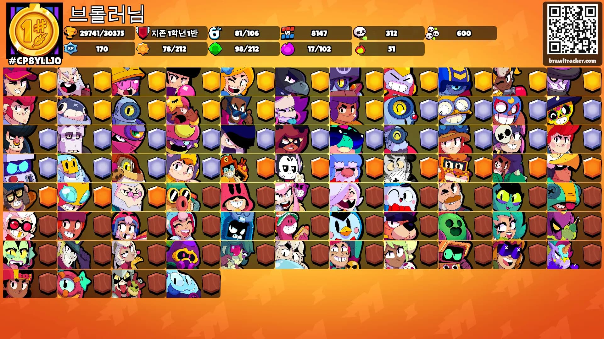 브롤러님's Ranks
