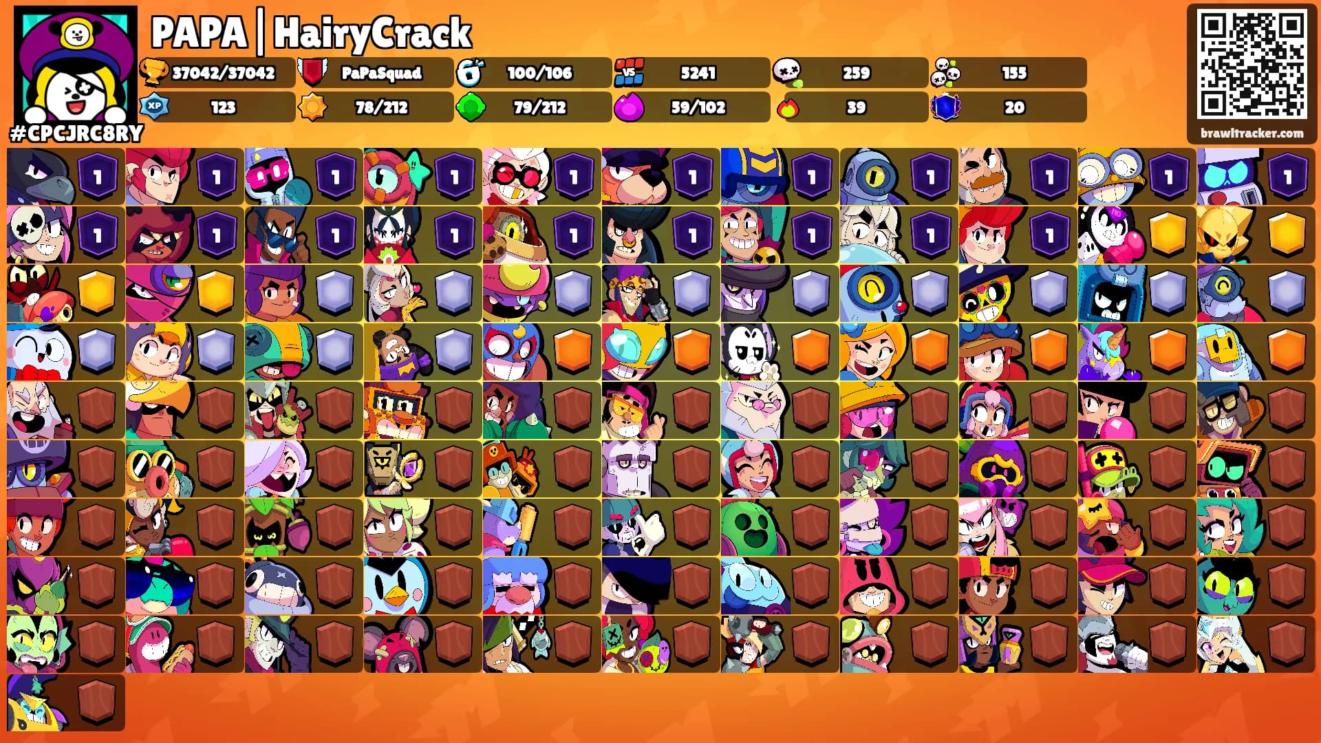 PAPA|HairyCrack's Ranks