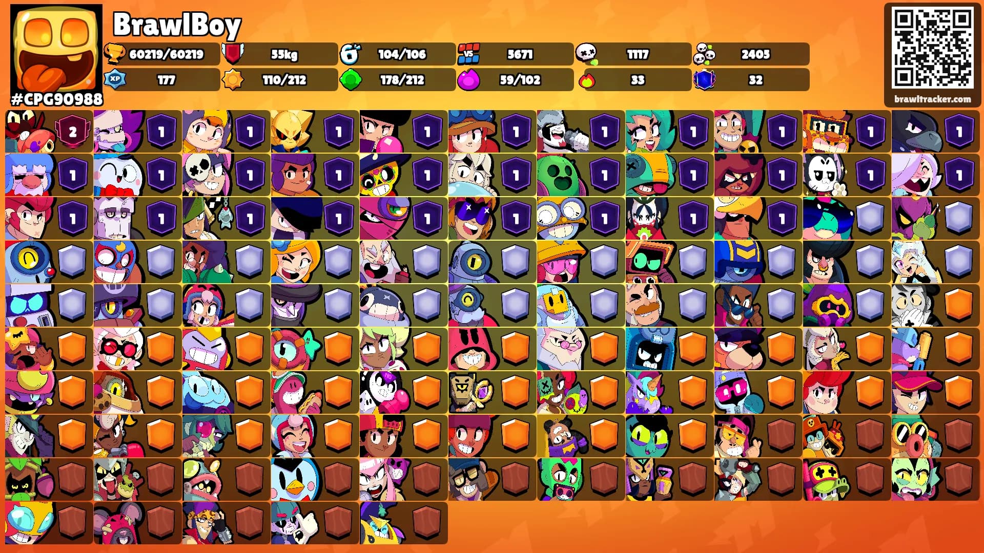 BrawlBoy's Ranks