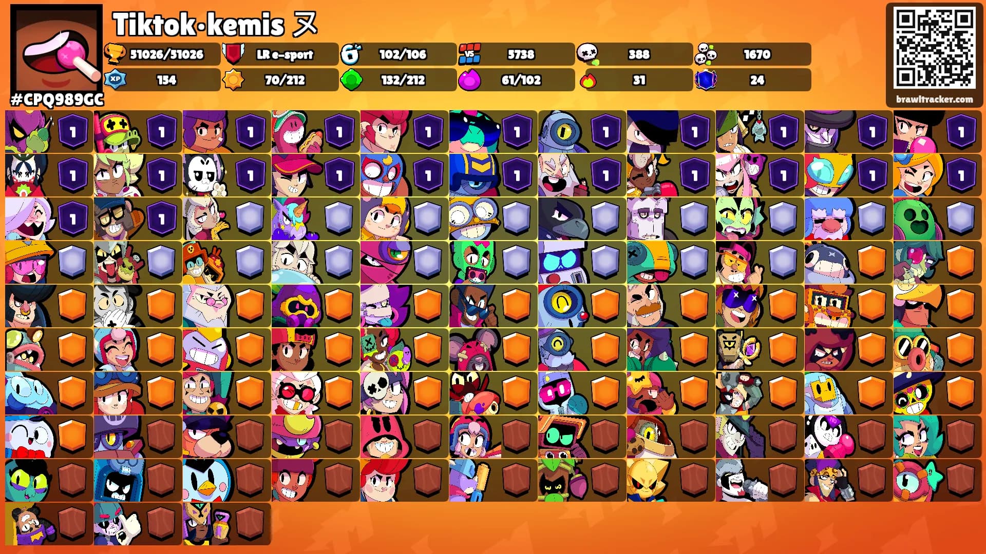 Tiktok•kemis ヌ's Ranks