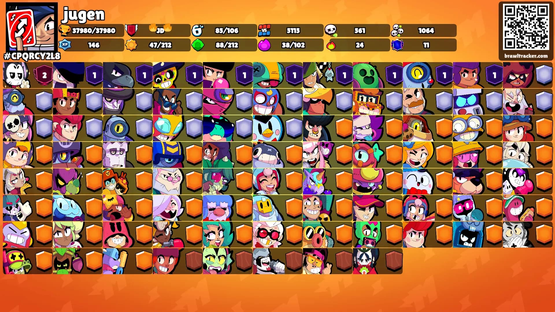 jugen's Ranks