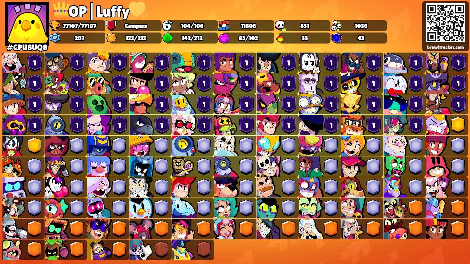 👑OP|Luffy💛's Ranks