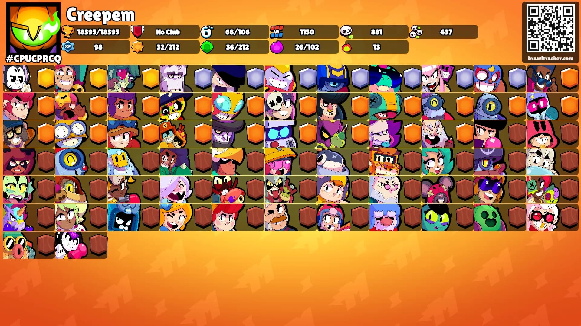 Creepem's Ranks