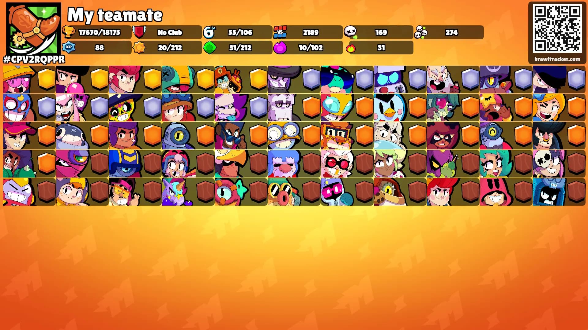 My teamate's Ranks
