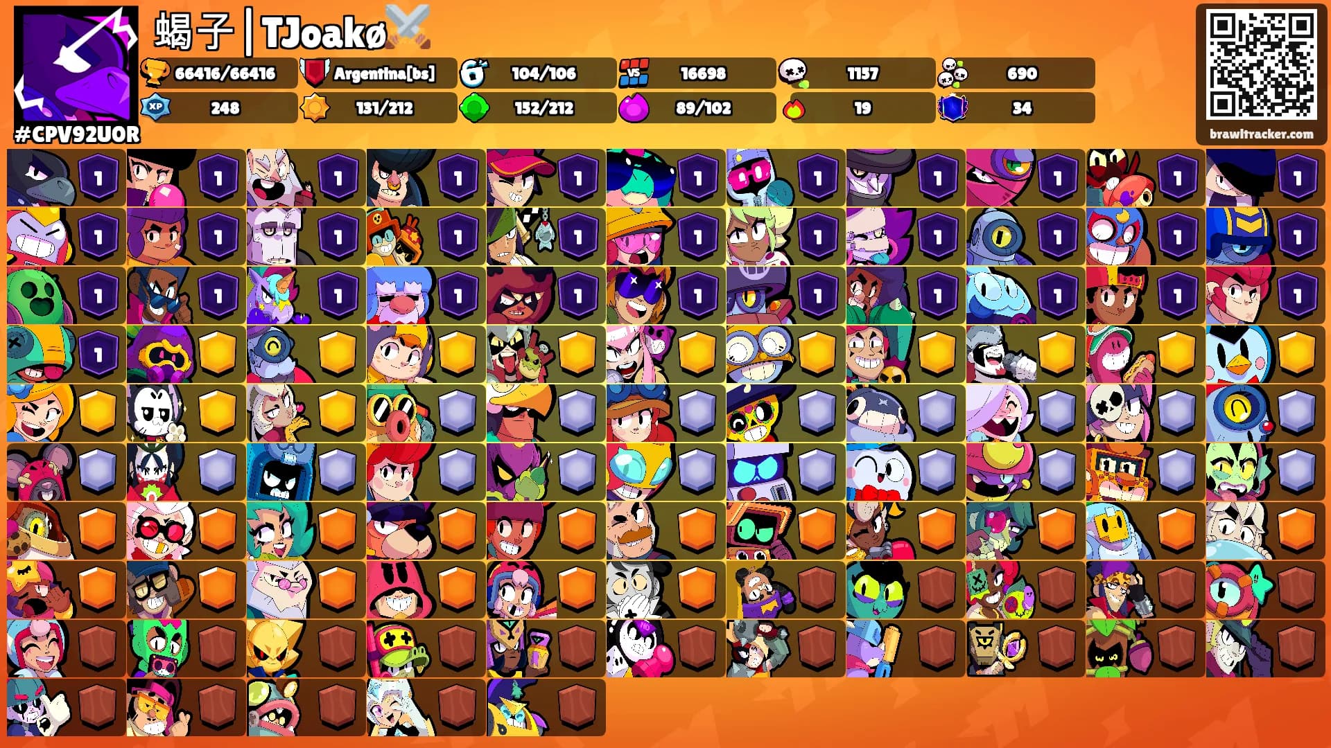 蝎子|TJoakø⚔️'s Ranks