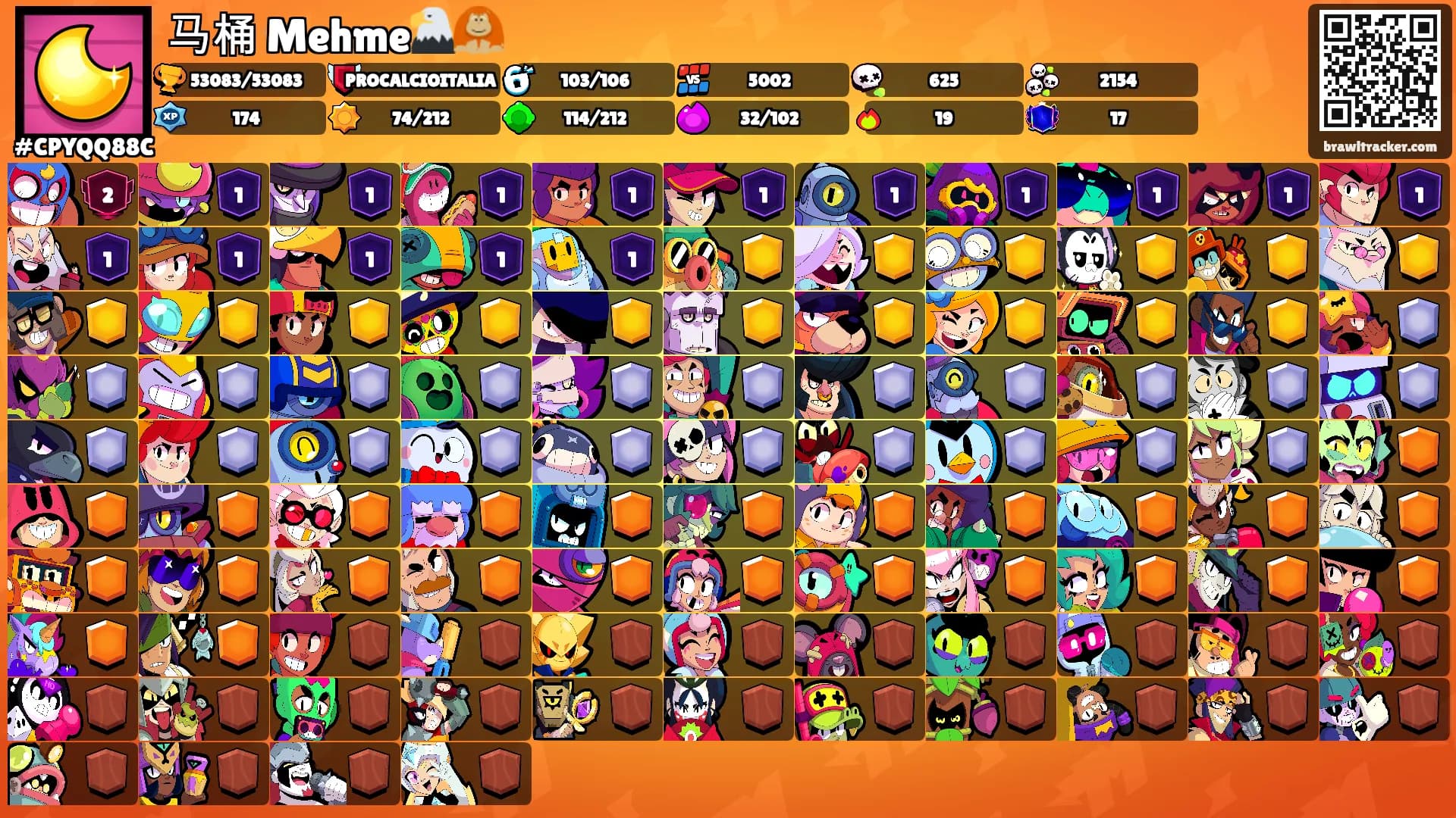 马桶 Mehme🦅🦧's Ranks