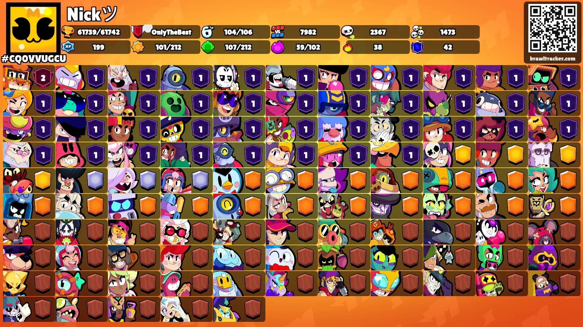 Nickツ's Ranks