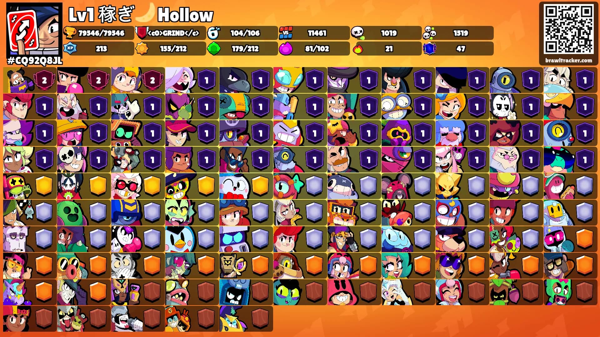 Lv1 稼ぎ🌙 Hollow's Ranks