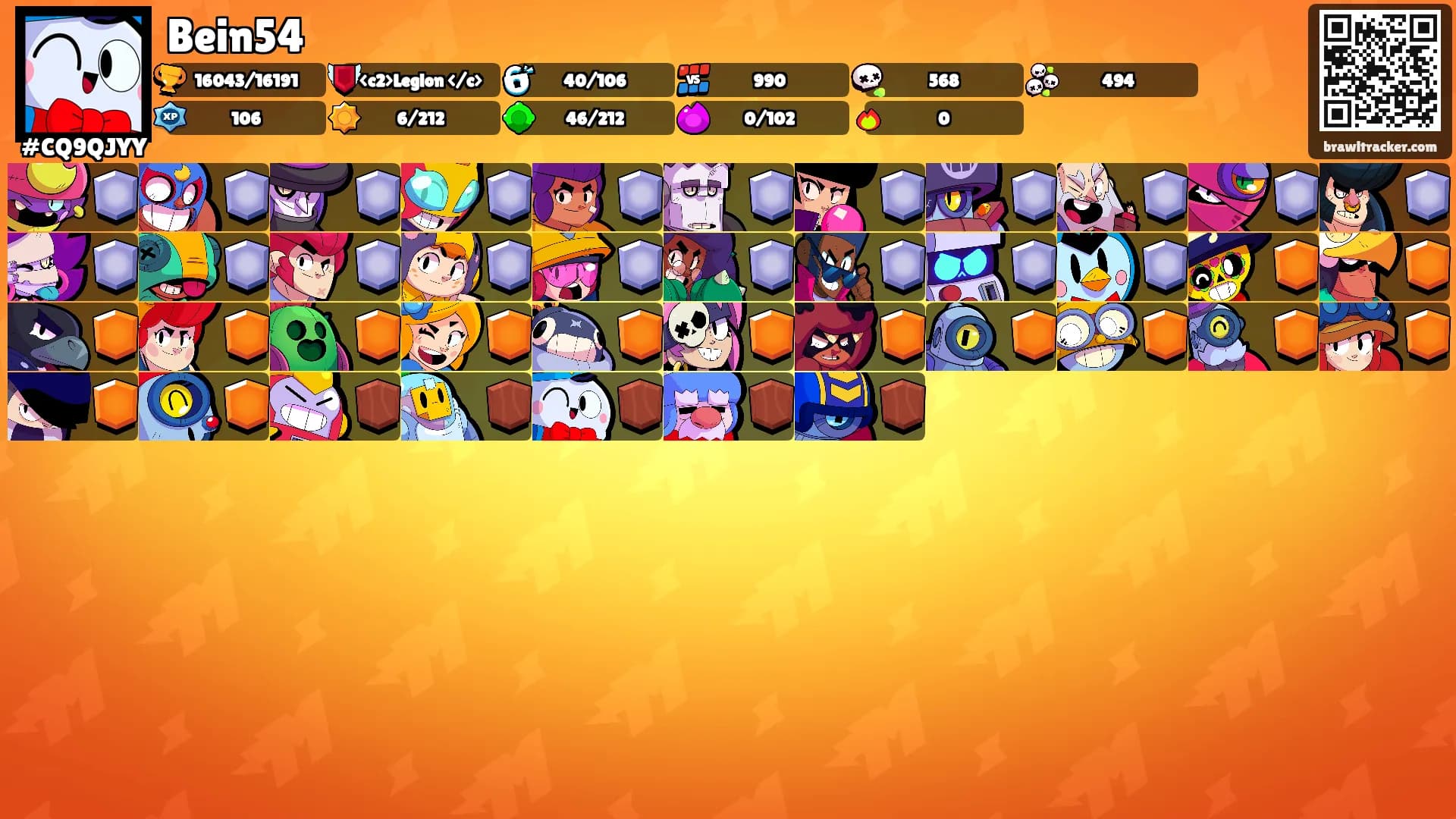 Bein54's Ranks