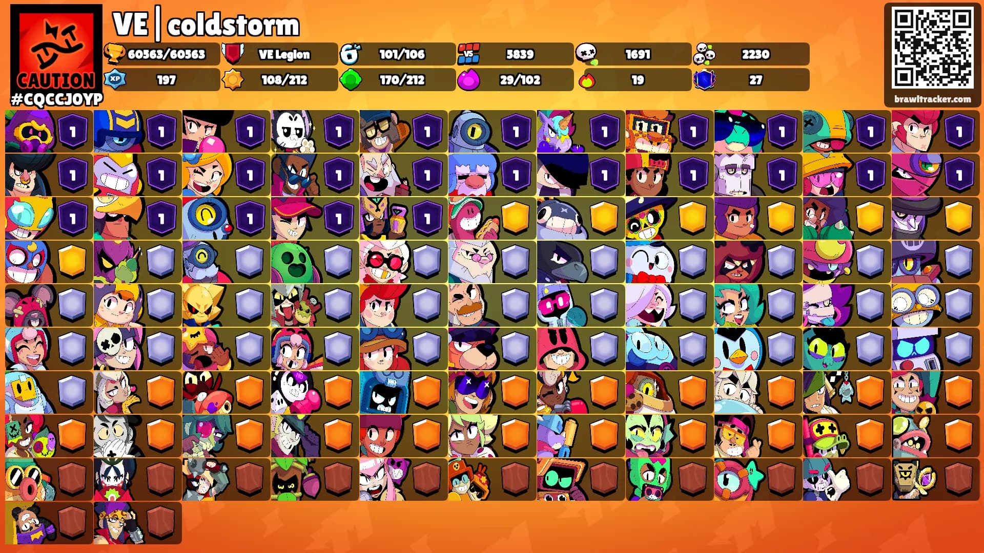 VE|coldstorm's Ranks