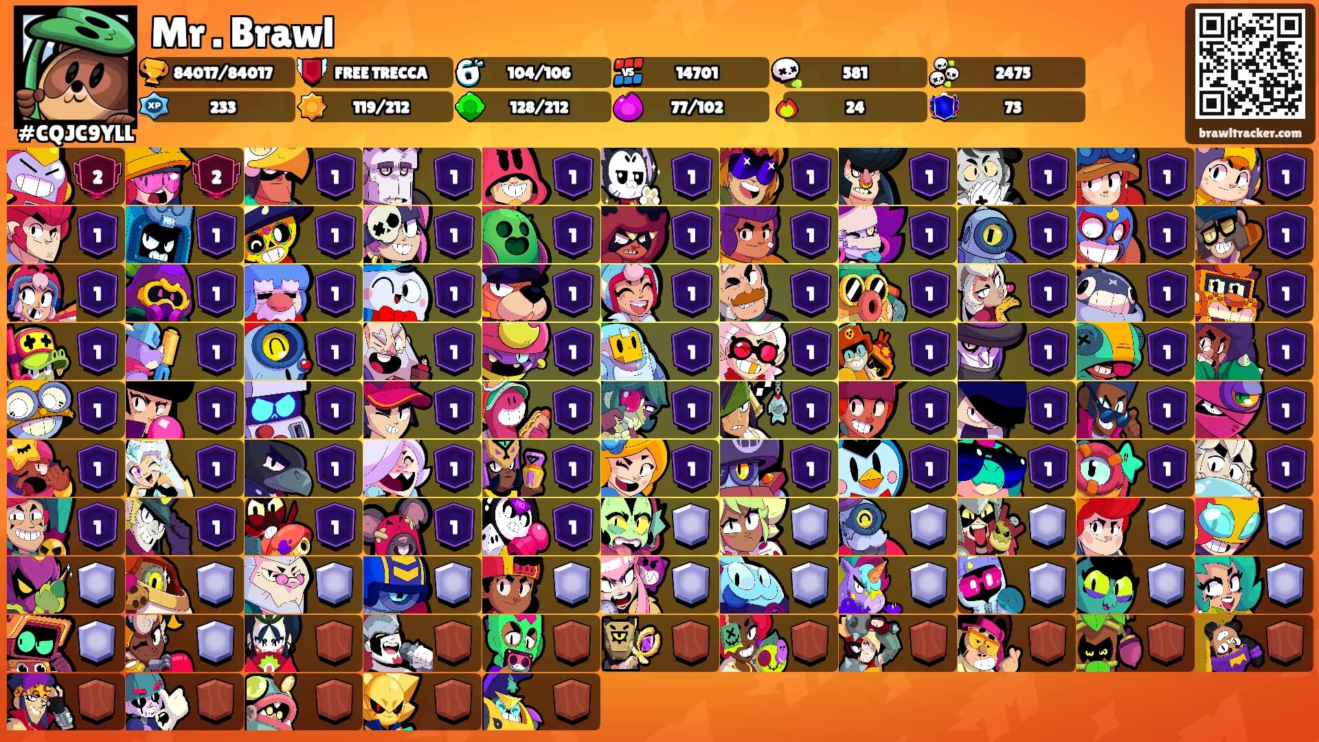 Mr . Brawl's Ranks