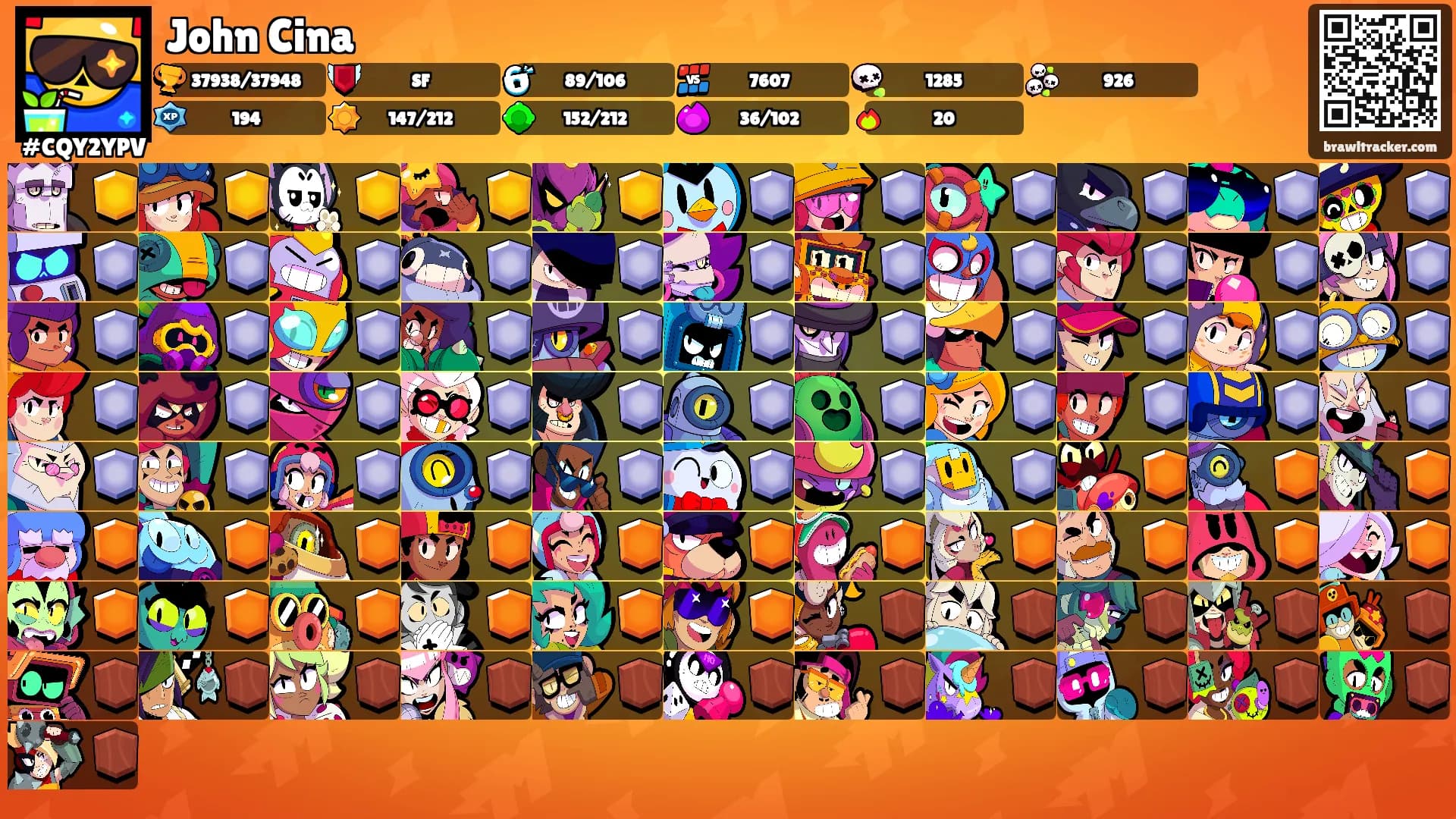 John Cina's Ranks