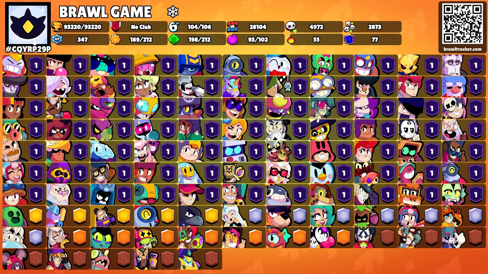 🏔BRAWL GAME⚡️❄'s Ranks