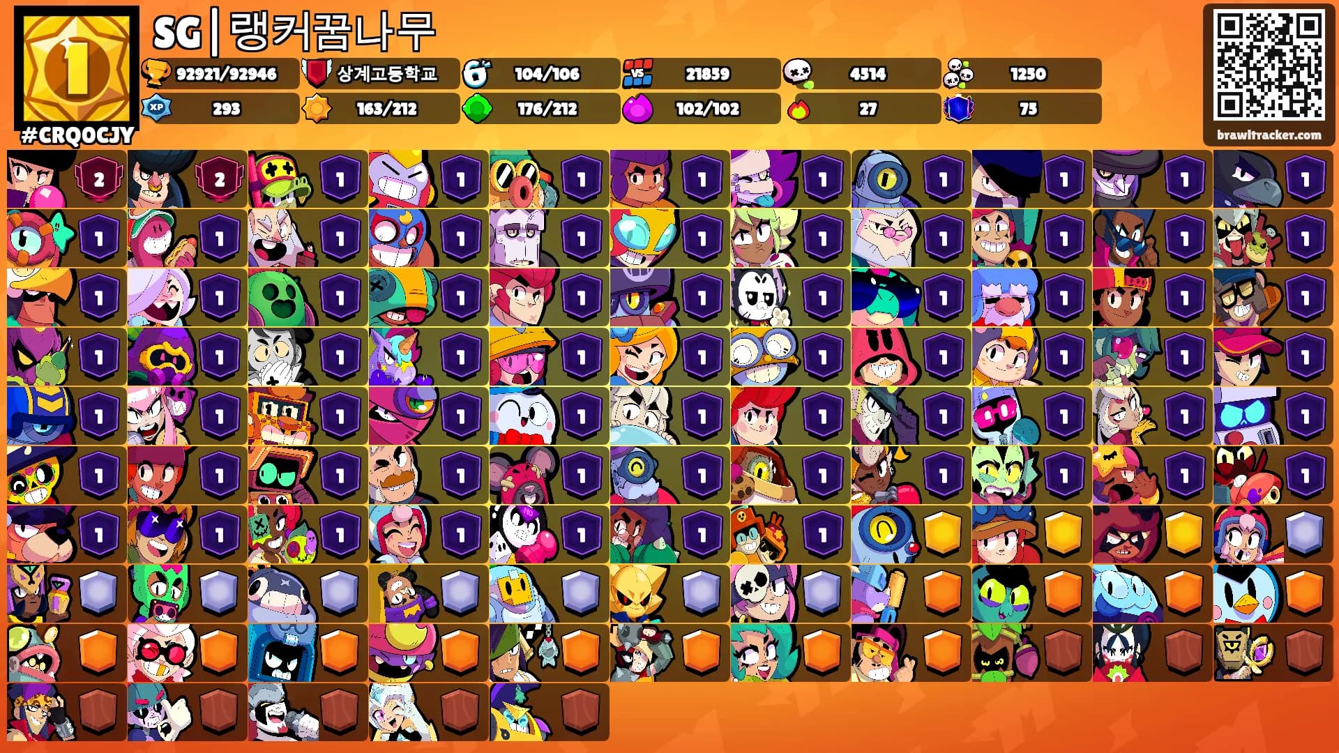 SG|랭커꿈나무's Ranks