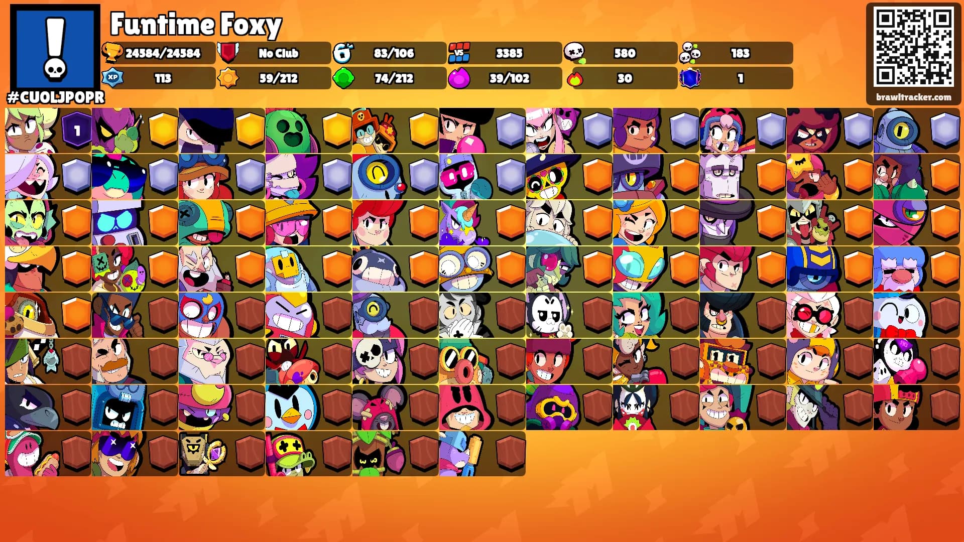 Funtime Foxy's Ranks