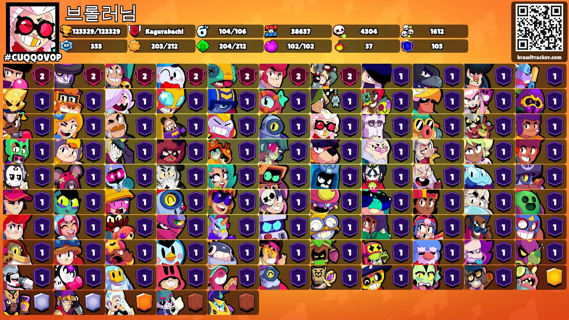 브롤러님's Ranks