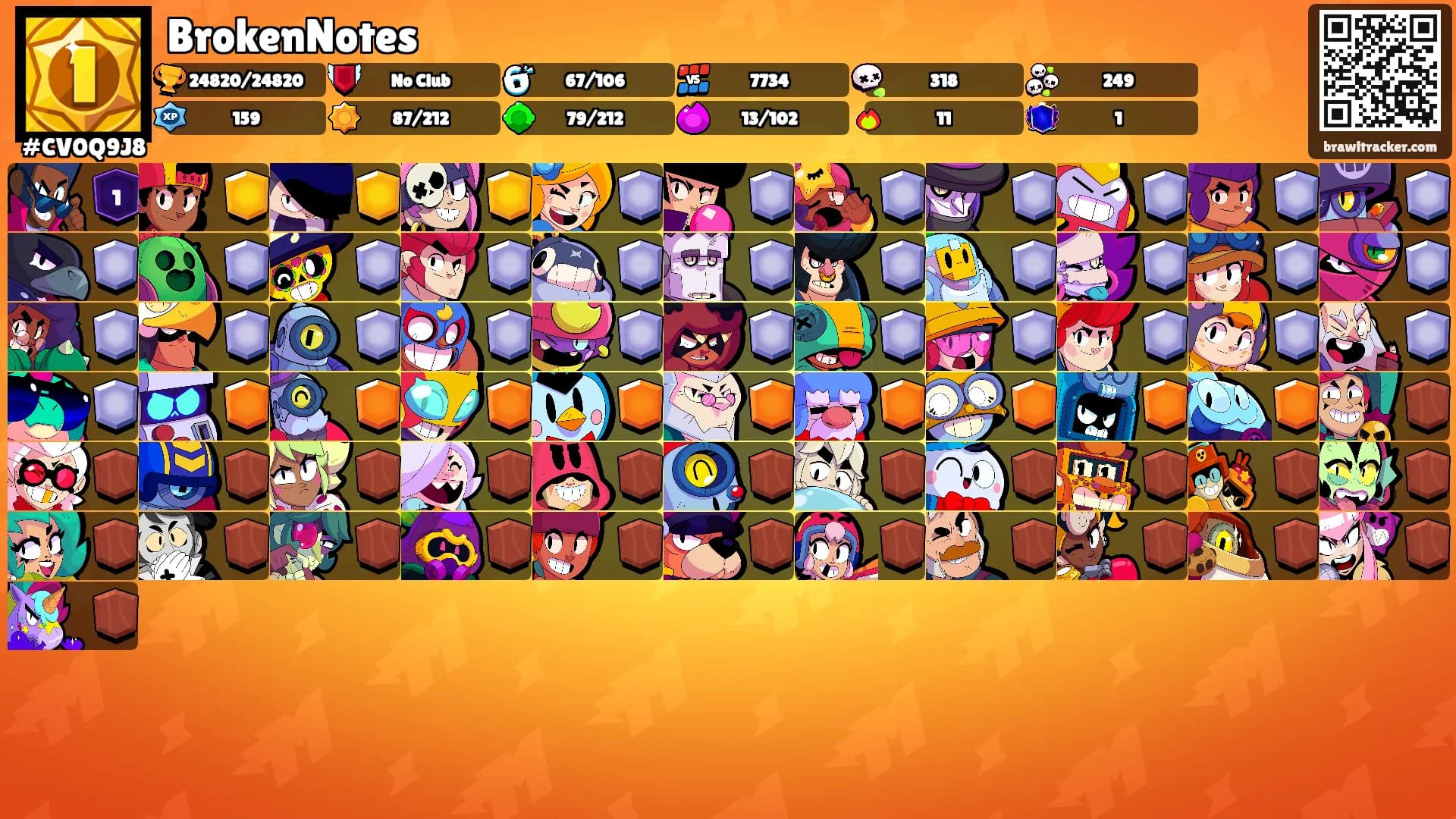 BrokenNotes's Ranks