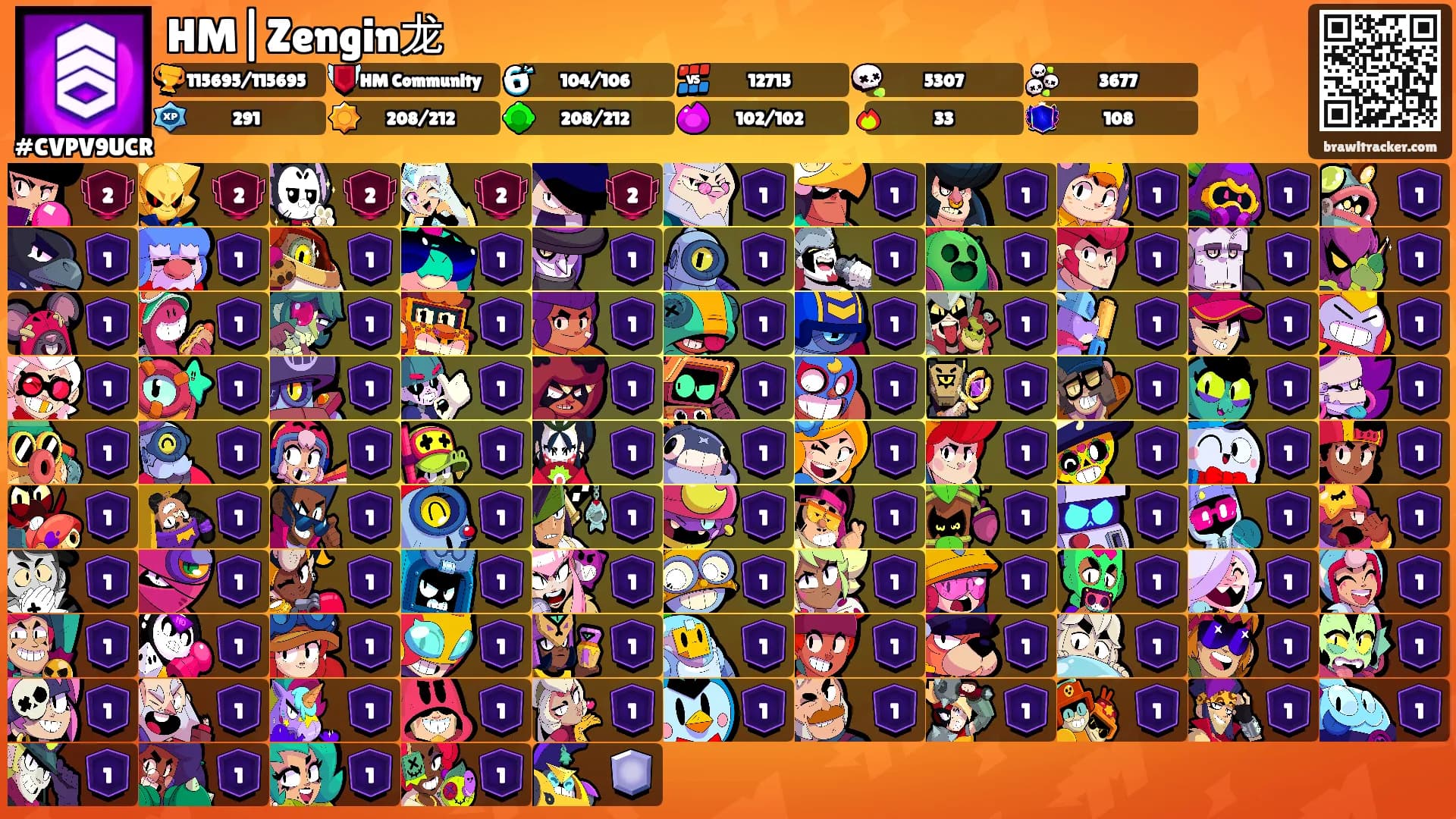 HM|Zengin龙's Ranks