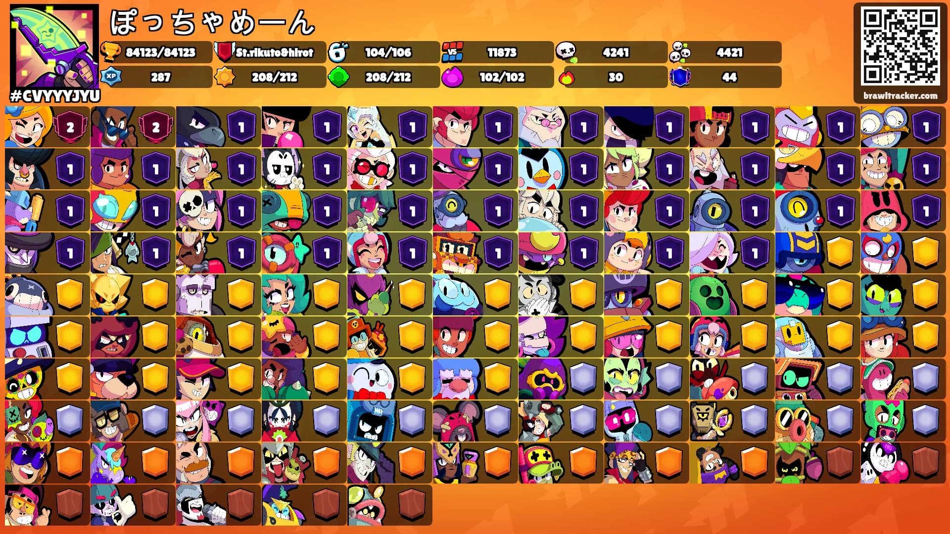 ぽっちゃめーん's Ranks
