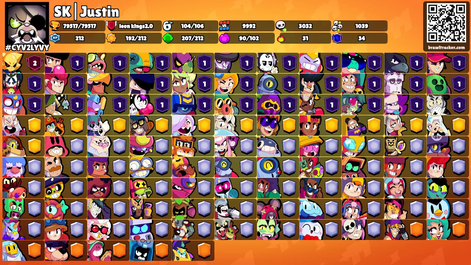 SK|Justin's Ranks