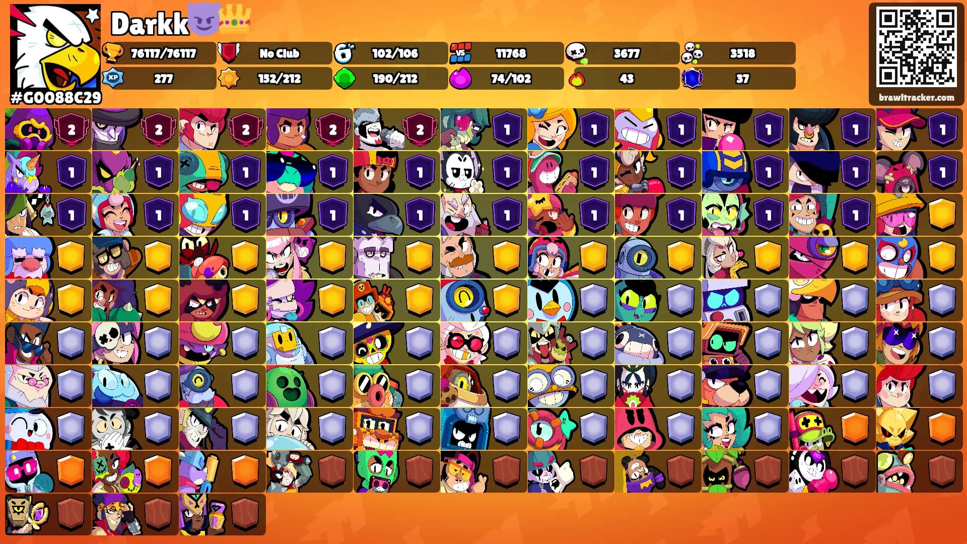 Darkk😈👑's Ranks