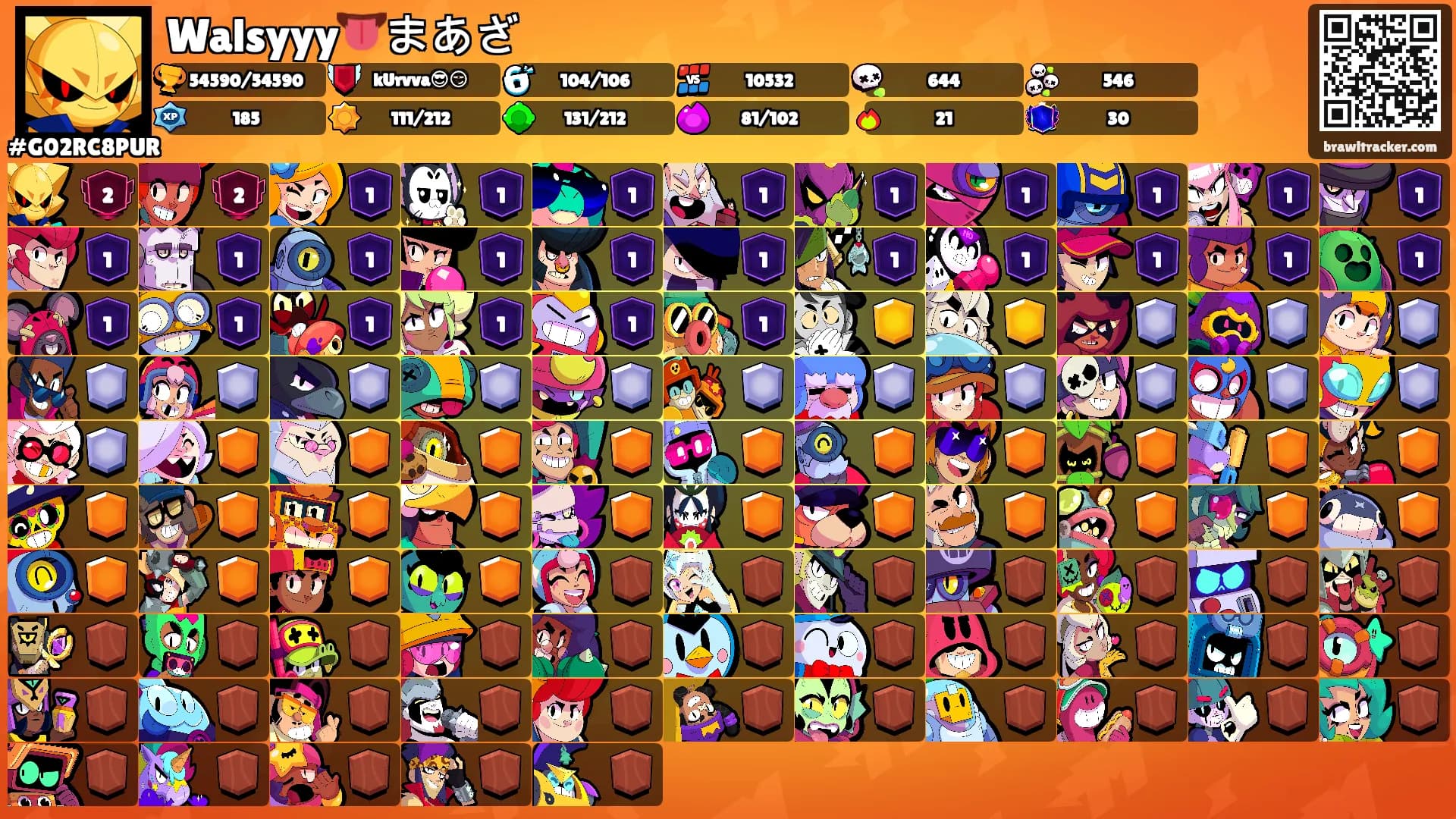 Walsyyy👅まあざ's Ranks