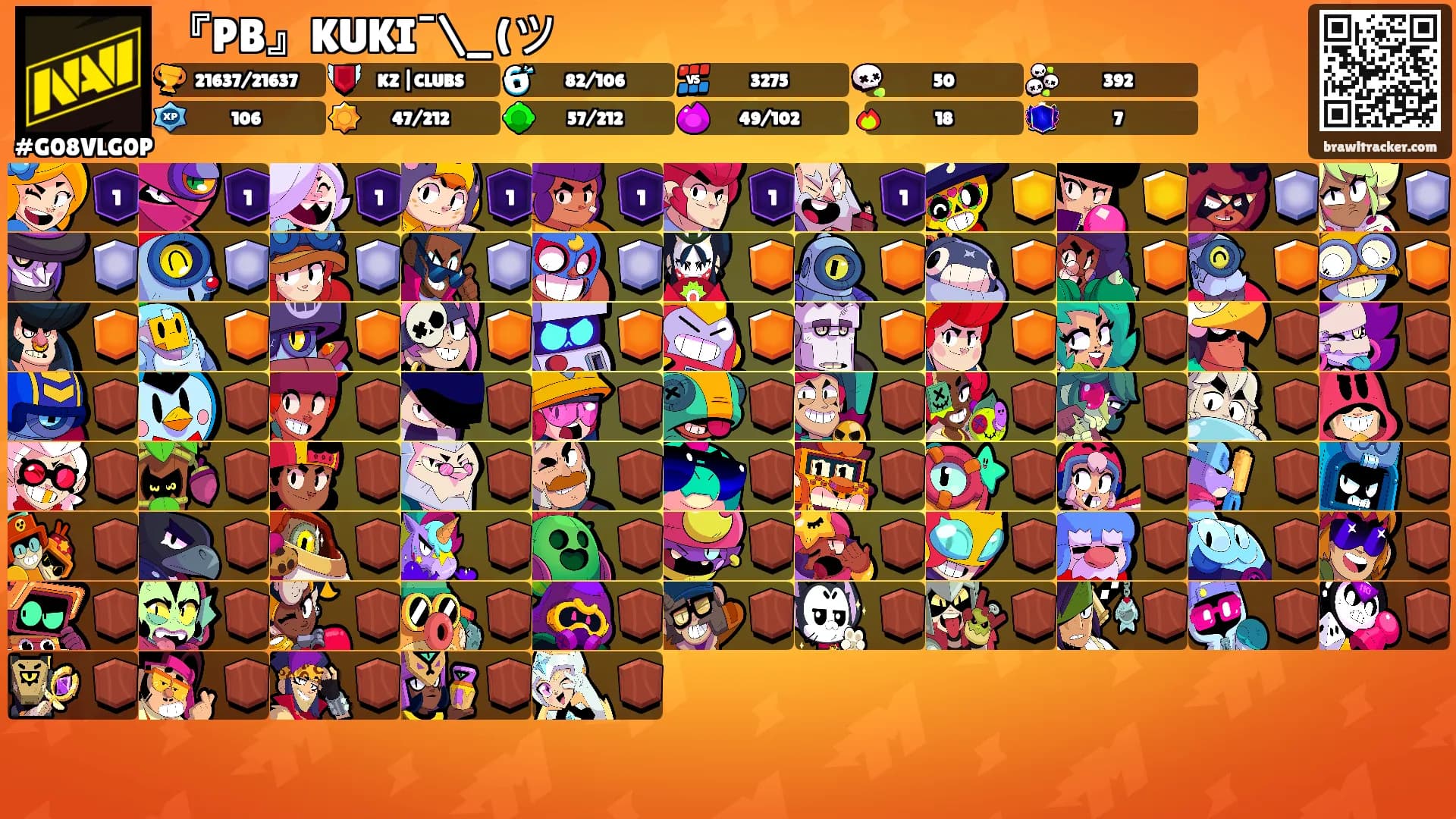 『PB』KUKI¯\_(ツ's Ranks