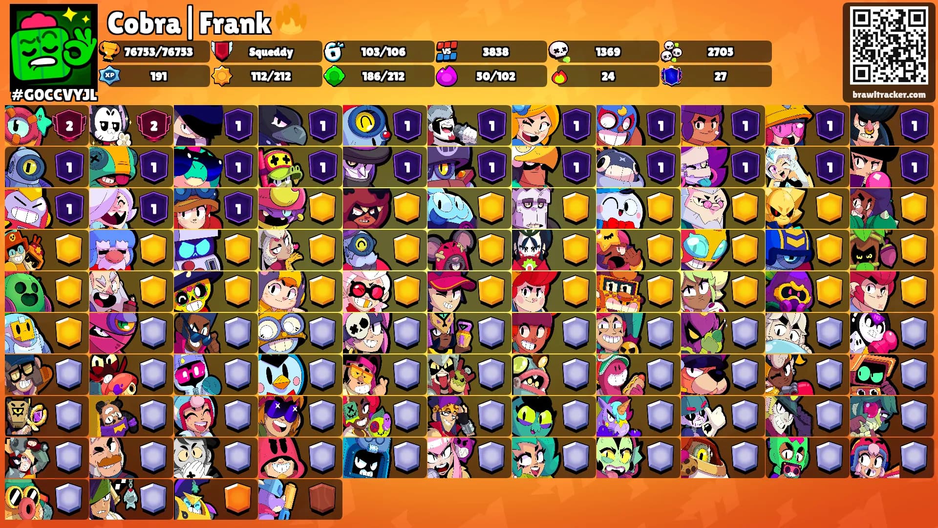 Cobra|Frank 🔥's Ranks
