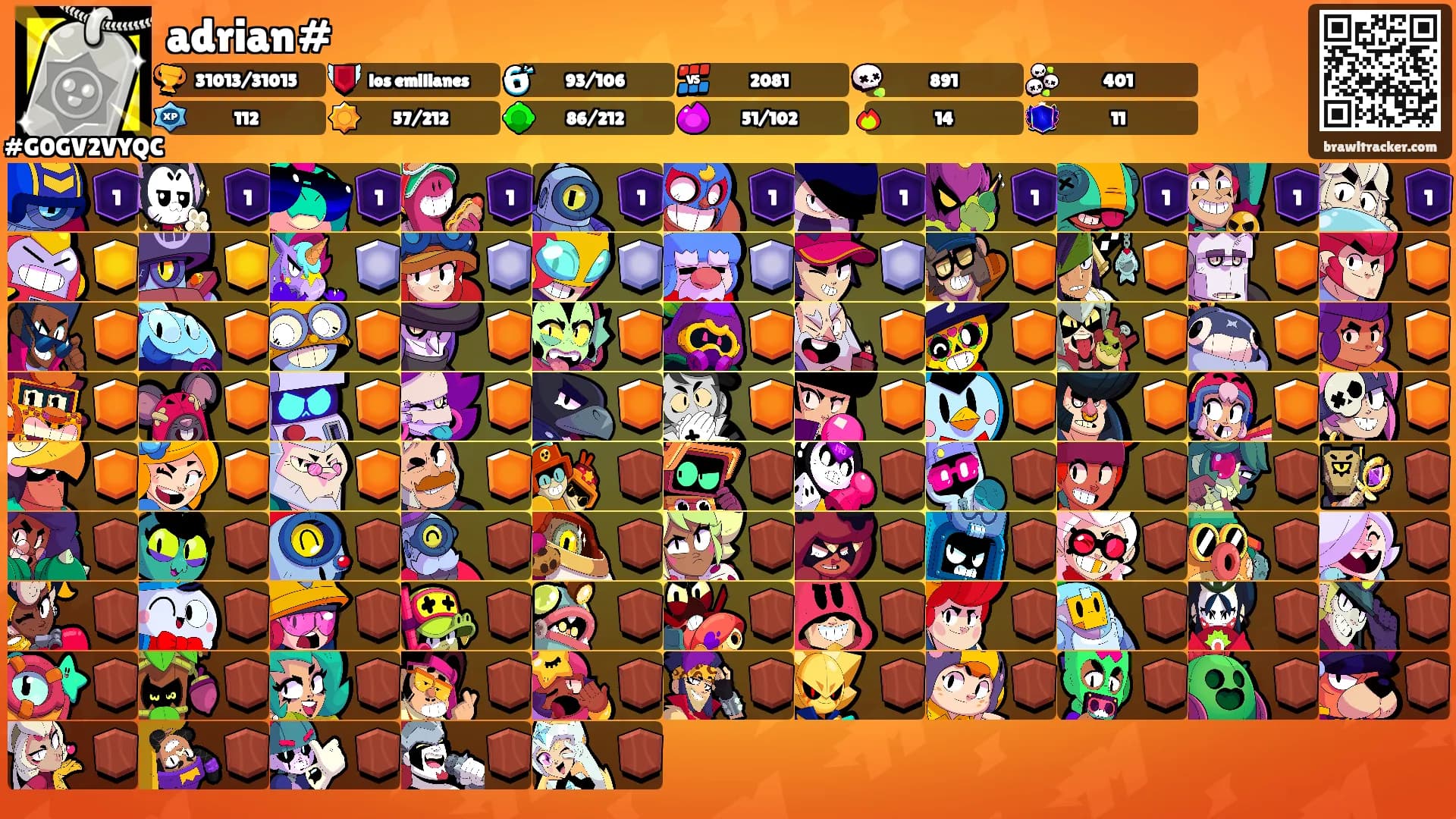 adrian#'s Ranks