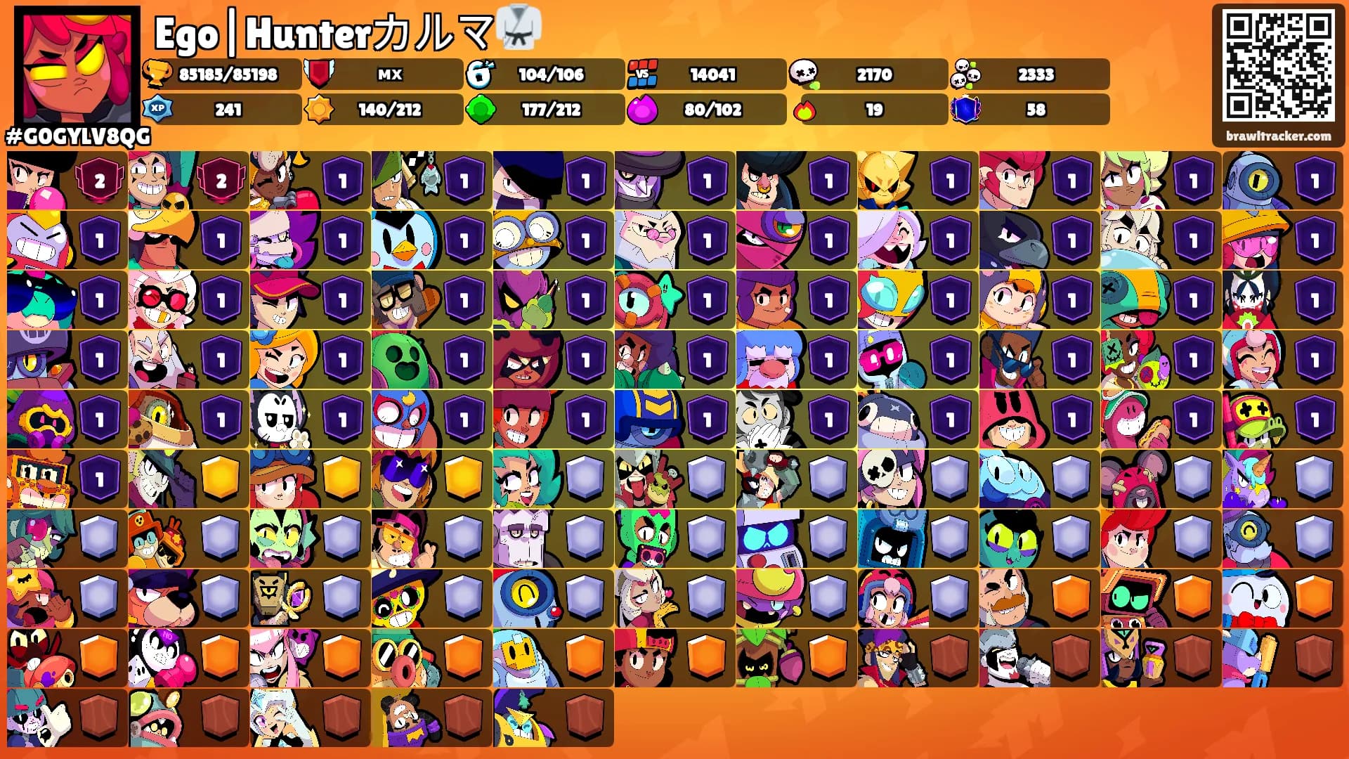Ego|Hunterカルマ🥋's Ranks