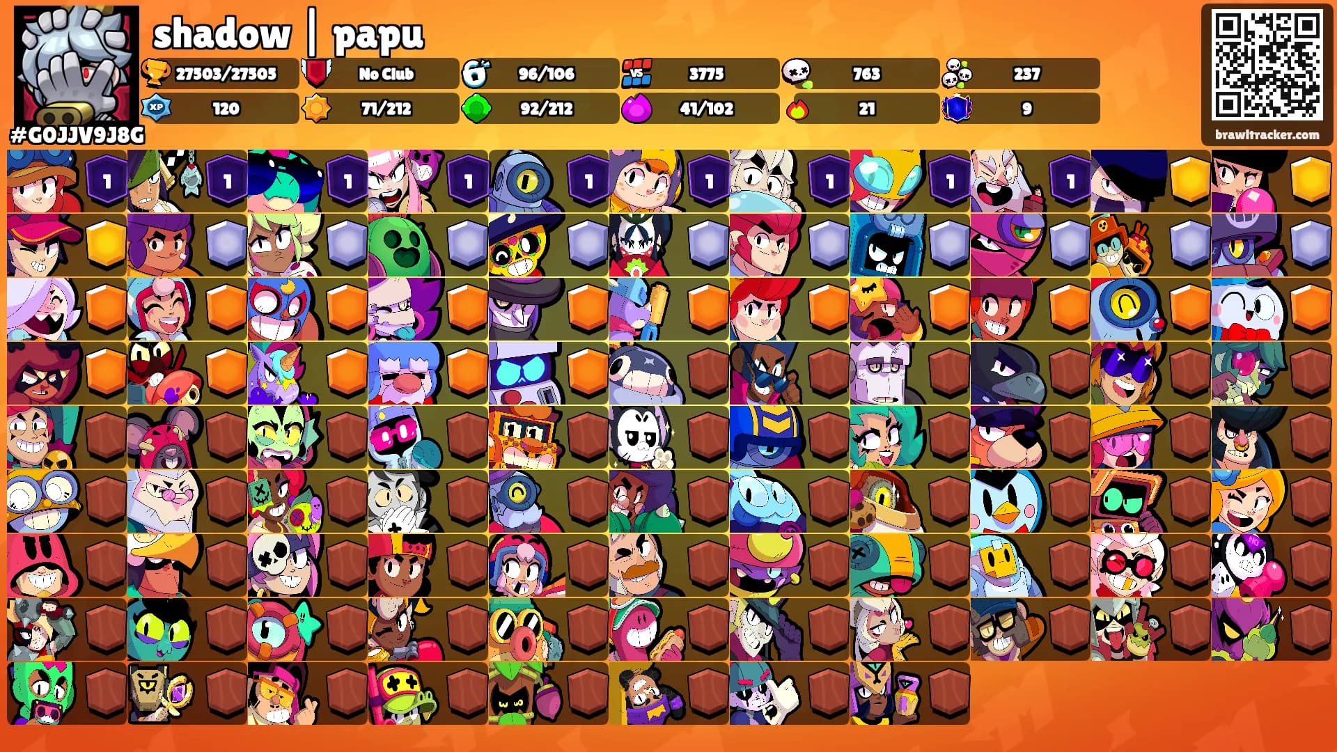 shadow | papu's Ranks