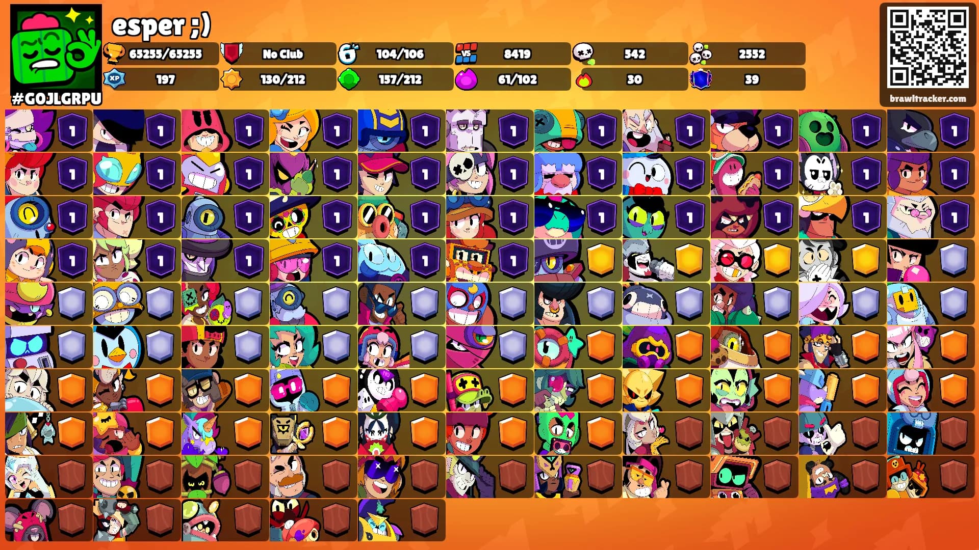 esper ;)'s Ranks