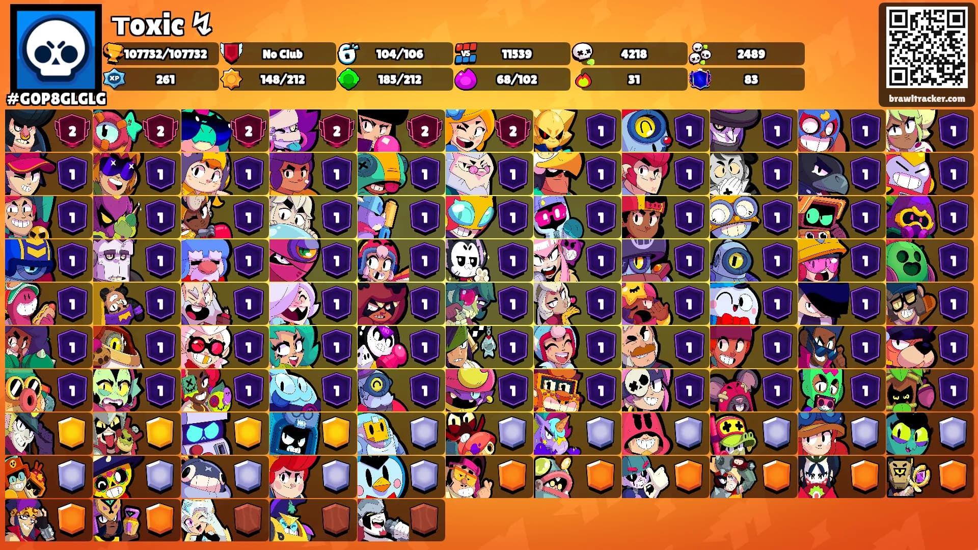 тoxic ↯'s Ranks