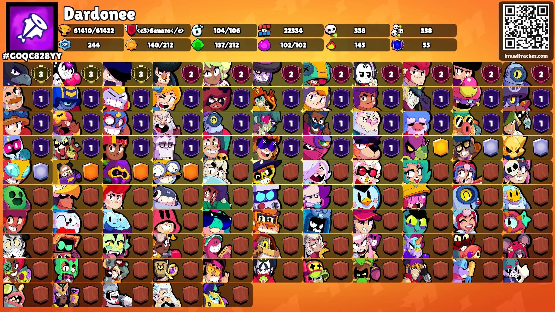 Dardonee's Ranks
