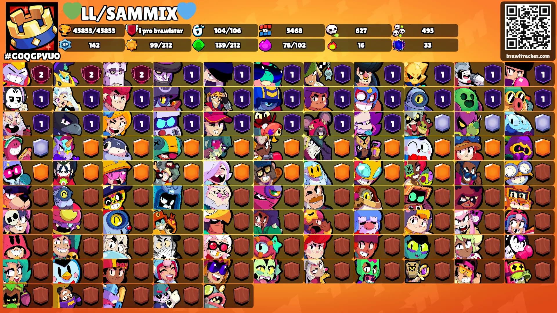 💚LL/SAMMIX💙's Ranks