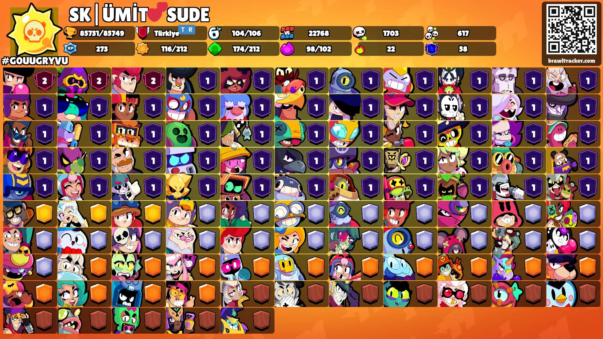 SK|ÜMİT💕SUDE's Ranks