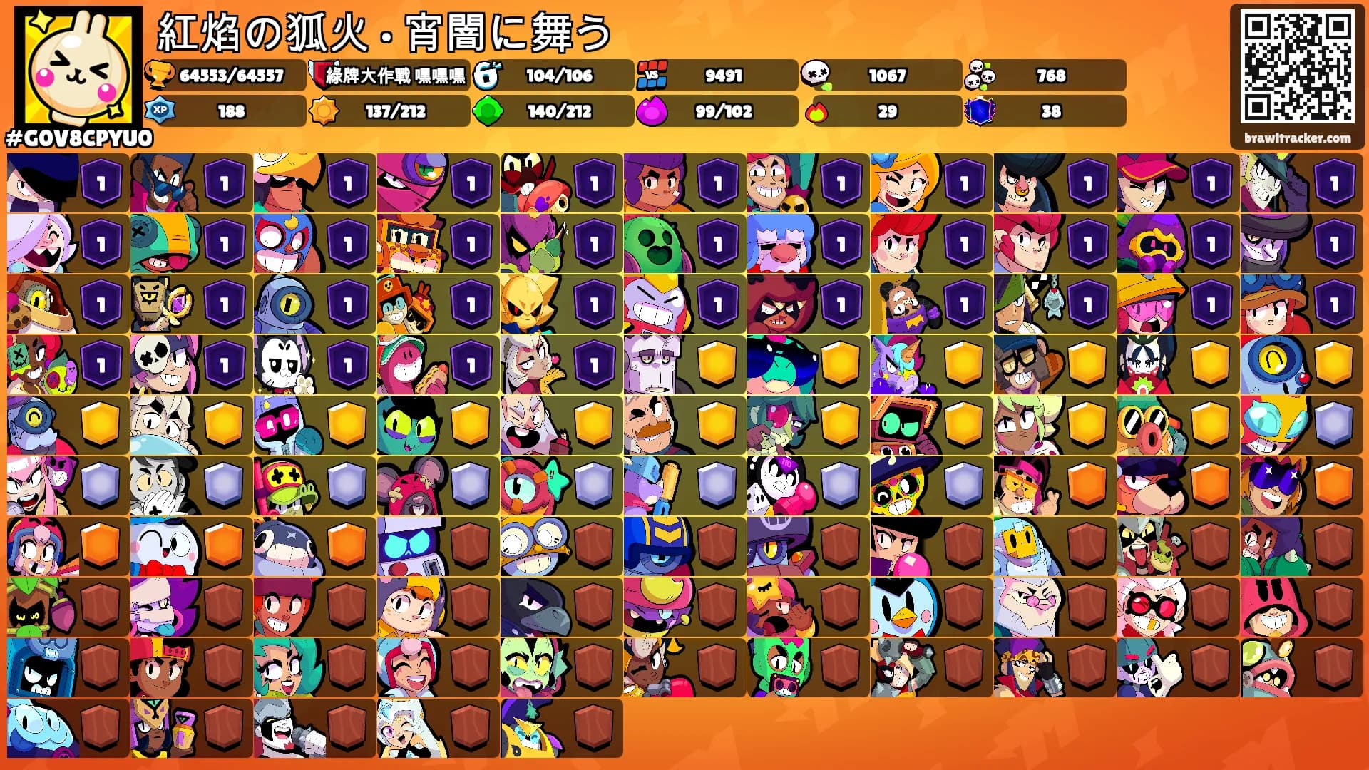 紅焰の狐火 • 宵闇に舞う's Ranks