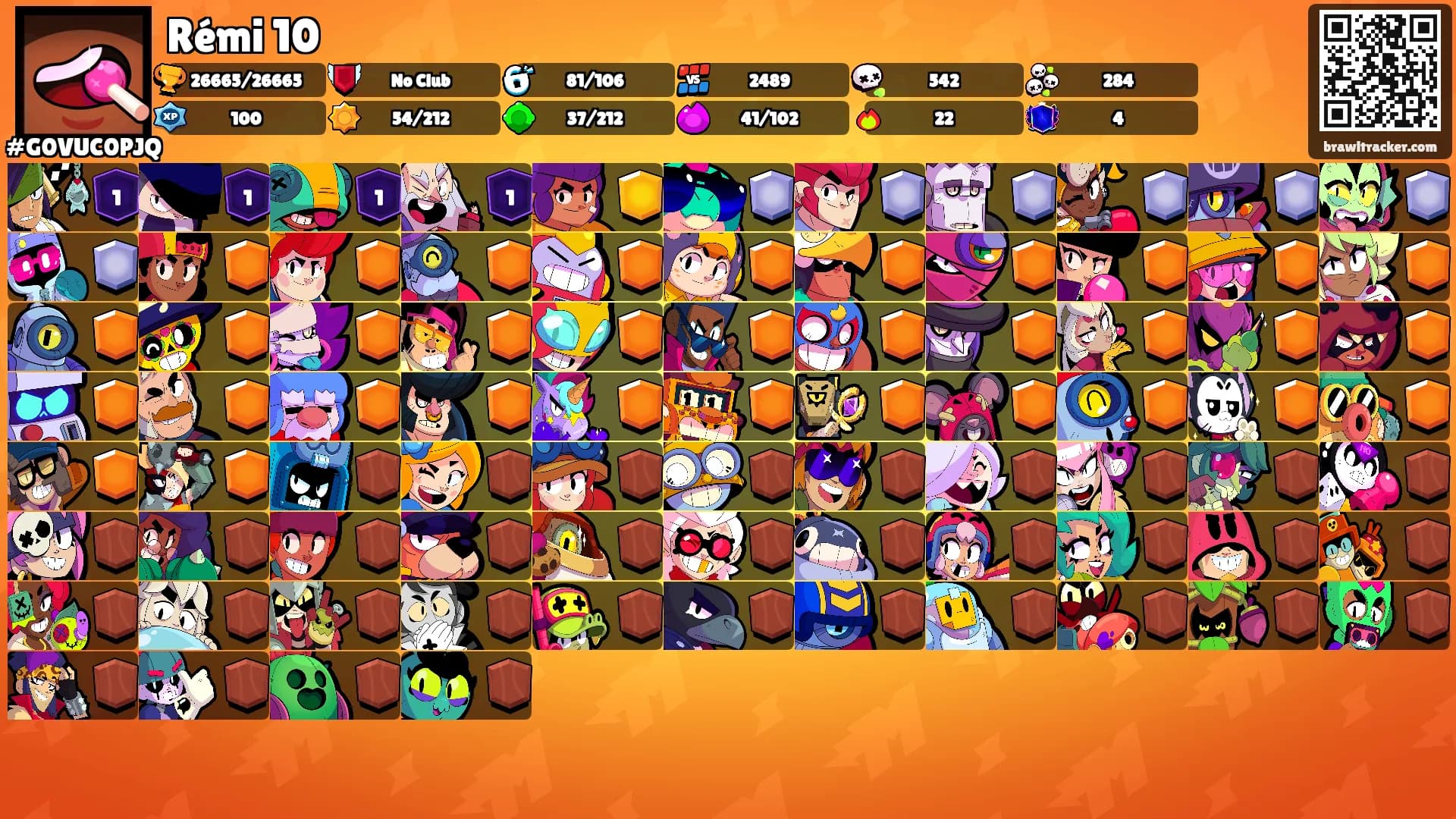 Rémi 10's Ranks