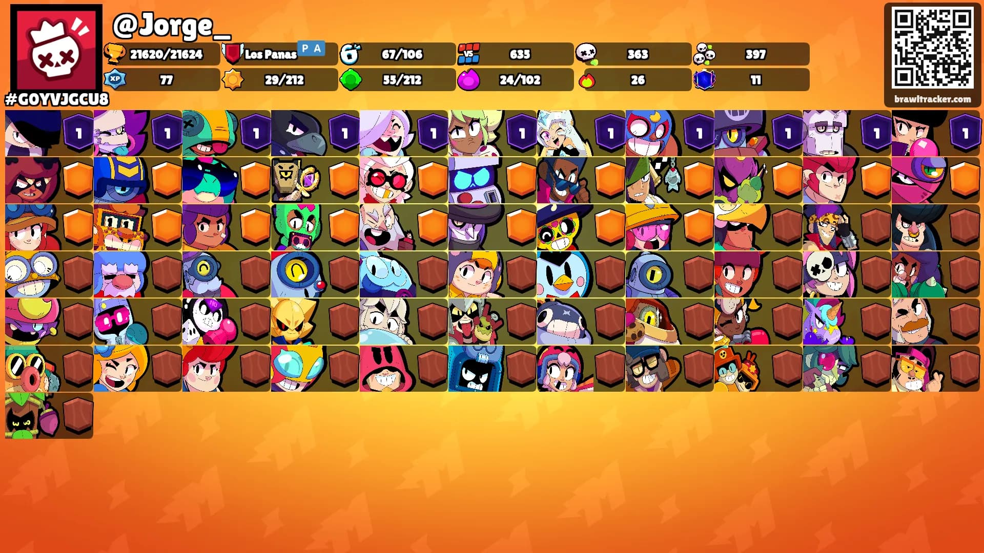 @Jorge_'s Ranks