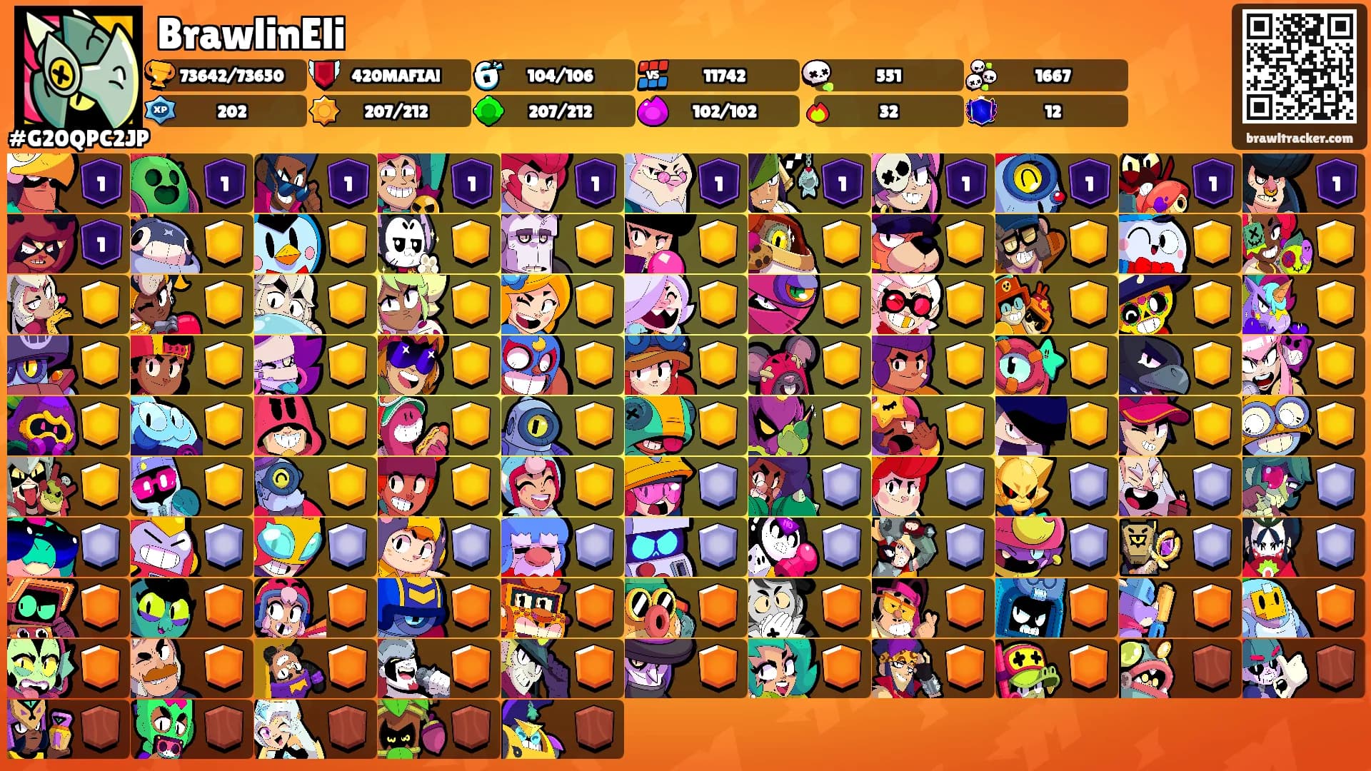 BrawlinEli's Ranks