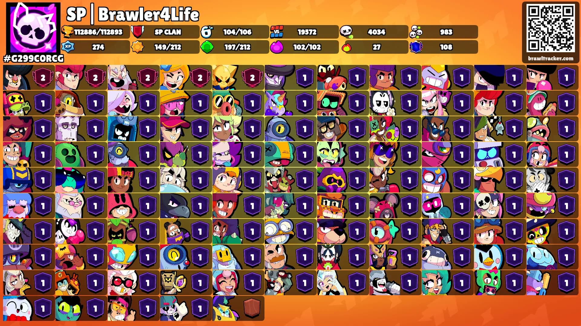 SP|Brawler4Life's Ranks