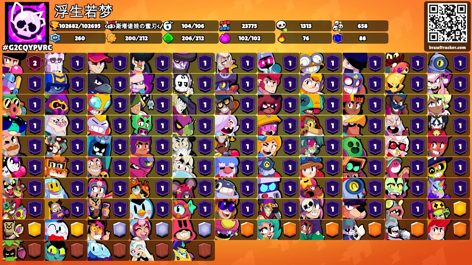 浮生若梦's Ranks